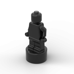 Minifig Trophy Statuette #90398 Black