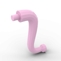 Animal Body Part / Plant, Tail  / Trunk / Tentacle / Tongue / Vine / Tree Branch (Short Tip) #43892 Bright Pink