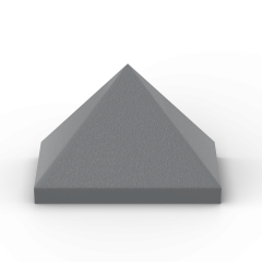 Slope 45 2 x 1 Triple with Ovoid Bottom Pin #3048 Dark Bluish Gray 1/4 KG