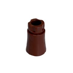 Plant, Palm Tree Trunk - Short Connector, Axle Hole with 2 Inside Prongs #6135 Reddish Brown 10 pieces