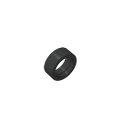 Tyre 14 x 6 Solid Smooth #50951 Black Gobricks