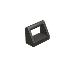 Tile Special 1 x 2 with Handle #2432 Metallic Black