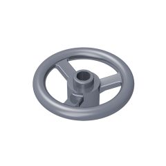 Technic Steering Wheel Small (3 Studs Diameter) #2819 Flat Silver