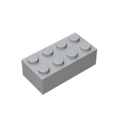 Brick 2 x 4 #3001 Light Bluish Gray 10 pieces