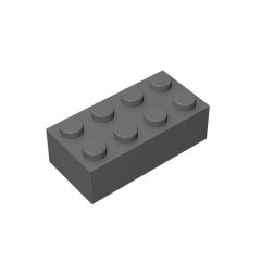 Brick 2 x 4 #3001 Dark Bluish Gray 10 pieces