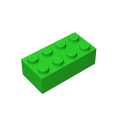 Brick 2 x 4 #3001 Bright Green