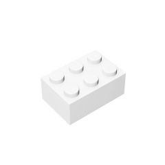 Brick 2 x 3 #3002 White