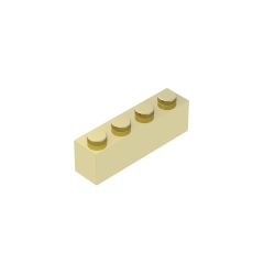 Brick 1 x 4 #3010 Plating gold