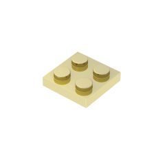 Plate 2 x 2 #3022 Plating gold
