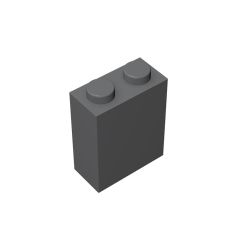 Brick 1 x 2 x 2 #3245 Dark Bluish Gray