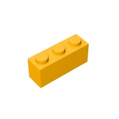 Brick 1 x 3 #3622 Bright Light Orange