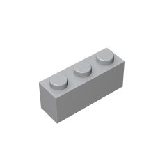 Brick 1 x 3 #3622 Light Bluish Gray 10 pieces