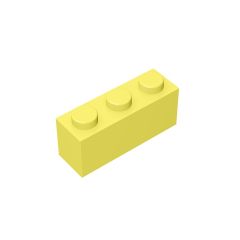 Brick 1 x 3 #3622 Bright Light Yellow