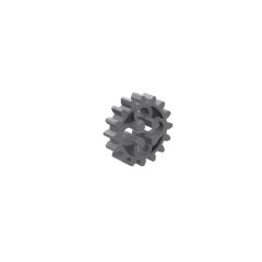 Technic Gear 16 Tooth (First Version - 4 Round Holes) #4019 Light Bluish Gray