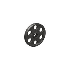 Technic Wedge Belt Wheel (Pulley) #4185 Metallic Black