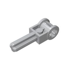 Technic Axle 1.5 with Perpendicular Axle Connector (Technic Pole Reverser Handle) #6553 Light Bluish Gray 10 pieces