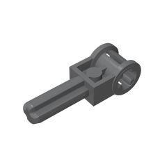 Technic Axle 1.5 with Perpendicular Axle Connector (Technic Pole Reverser Handle) #6553 Dark Bluish Gray