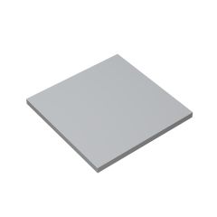 Tile 6 x 6 with Bottom Tubes #10202 Light Bluish Gray