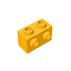 Brick Special 1 x 2 with 2 Studs on 1 Side #11211 Bright Light Orange