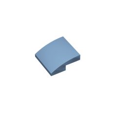 Slope Curved 2 x 2 x 2/3 #15068 Sand Blue
