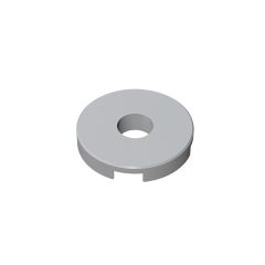Tile, Round 2 x 2 With Hole #15535 Light Bluish Gray 10 pieces