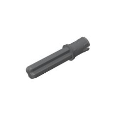 Technic Axle Pin 3L with Friction Ridges Lengthwise and 2L Axle #18651 Dark Bluish Gray