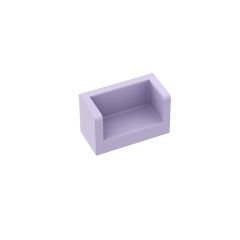Panel 1 x 2 x 1 With Rounded Corners And 2 Sides #23969 Lavender