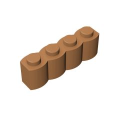 Brick Special 1 x 4 Palisade - aka Log #30137 Medium Dark Flesh