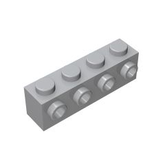 Brick Special 1 x 4 with 4 Studs on One Side #30414 Light Bluish Gray