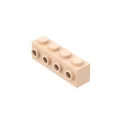 Brick Special 1 x 4 with 4 Studs on One Side #30414 Light Flesh