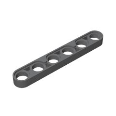 Technic Beam 1 x 6 Thin #32063 Dark Bluish Gray 1KG