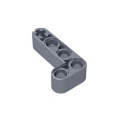 Technic Beam 2 x 4 L-Shape Thick #32140 Flat Silver