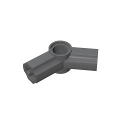 Technic Axle and Pin Connector Angled #4 - 135 #32192 Dark Bluish Gray