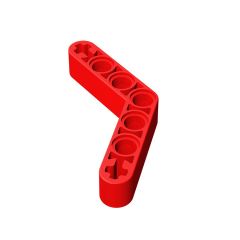 Technic Beam 1 x 7 Bent (4 - 4) Thick #32348 Red