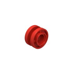 Wheel 11mm D. x 8mm With Center Groove #42610 Red