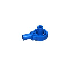Technic Rotation Joint Ball Loop with Two Perpendicular Pins with Friction #47455 Blue