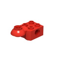 Brick Special 2 x 2 With Pin Hole Rotation Joint Ball Half #48170