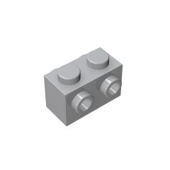 Brick Special 1 x 2 with Studs on 2 Sides #52107 Light Bluish Gray 10 pieces