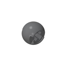 Technic Ball Joint With Through Axle Hole #53585 Dark Bluish Gray