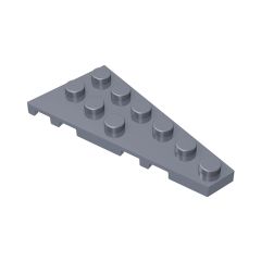 Wedge Plate 6 x 3 Right #54383 Flat Silver 1 KG [Black Friday]
