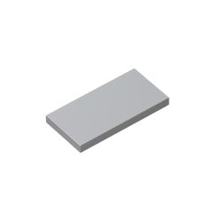 Tile 2 x 4 with Groove #87079 Light Bluish Gray