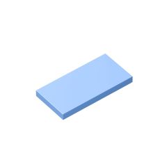 Tile 2 x 4 with Groove #87079 Bright Light Blue