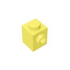 Brick Special 1 x 1 with Stud on 1 Side #87087 Bright Light Yellow