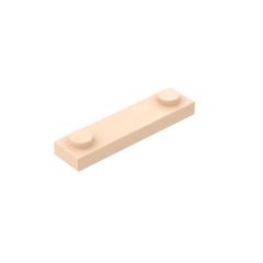 Plate Special 1 x 4 with 2 Studs #92593 Light Flesh