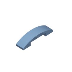 Slope Curved 4 x 1 Double with No Studs #93273 Sand Blue 1KG