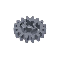 Technic Gear 16 Tooth Reinforced New Style #94925 Flat Silver