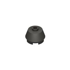 Brick Round 2 x 2 Truncated Cone #98100 Metallic Black