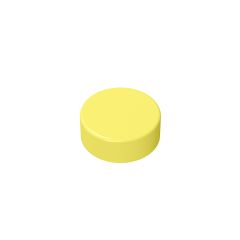 Tile Round 1 x 1 #98138 Bright Light Yellow