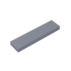 Tile 1 x 4 with Groove #2431 Flat Silver
