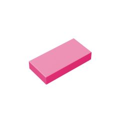 Tile 1 x 2 (Undetermined Type) #3069 Dark Pink